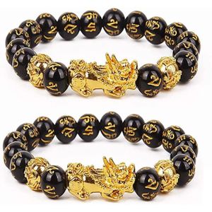 BRACELET - GOURMETTE Feng Shui Lot De 2 Bracelets De Perles Chinoises P