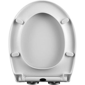 ABATTANT WC Dryfal Abattant Wc Ovale Blanc, Cuvette Toilette A