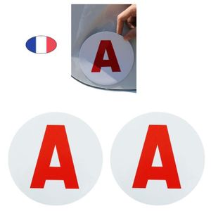 Autocollant Disque A Jeune Conducteur Statique - Permis Moto Et Voiture