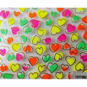 Stickers Autocollants Nail Art - Motifs Cœurs Et Fleurs - Neuf Pour Décoration Ongles