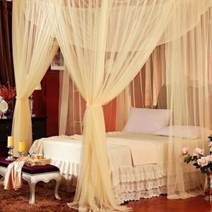 Boîte coton luxueux lit moustiquaire baldaquin king size 100/% coton qualité supérieure