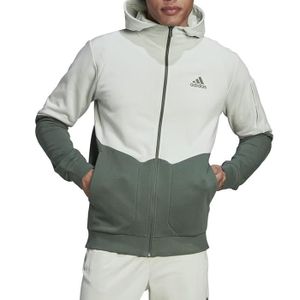 SWEATSHIRT Sweat à Capuche Vert  Homme Adidas  HL2217