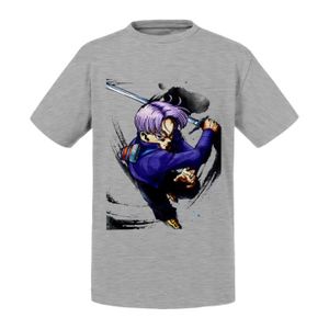 T-SHIRT T-shirt Enfant Gris Trunks Coup d'Epee Dragon Ball