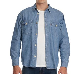Chemise homme en jean levis clearance