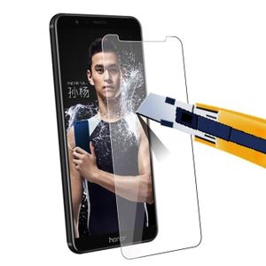 Noir Haute Définition , ,Verre Trempé 3D, Réponse Sensible E-Hamii Protecteur décran Compatible avec Huawei Honor 7X Installation sans Bulles Anti-Rayures 