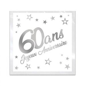 Carte Anniversaire 60 Ans Cdiscount
