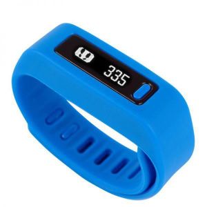BRACELET D'ACTIVITÉ Bracelet Connecté Bluetooth V4.0 Sommeil Compteur Calorie Podomètre Fitness Bleu Bracelet : Silicone YONIS