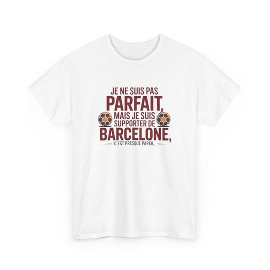Maillot FC Barcelone Homme - Taille L - Bordeaux - 100% Polyester - Occasion TB