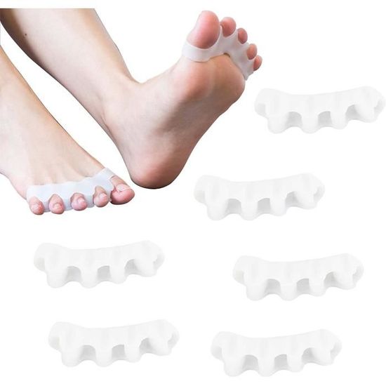 Séparateurs D'orteils,Separateur Orteil Hallux Valgus,3 Pair Ecarteur