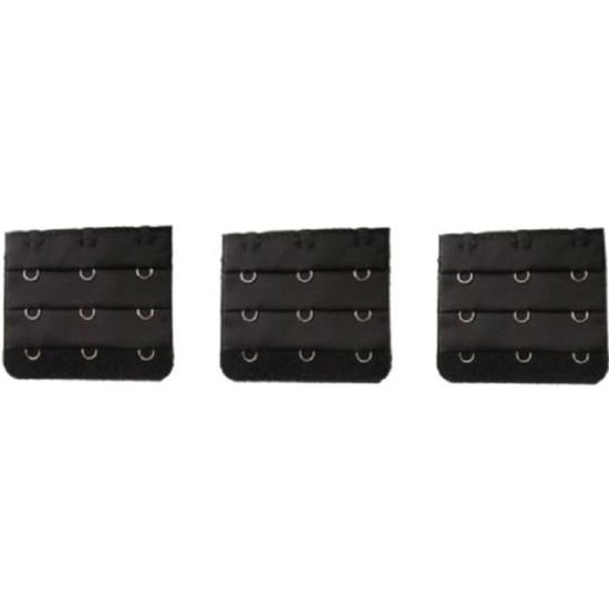 Lot De 3 Rallonges De Soutien-gorge Extensibles – 1 Crochet, 2 Cm X 8-10 Cm, Multicolore