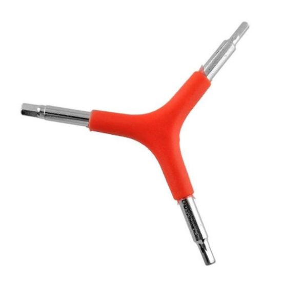 Outil de réparation,Clé hexagonale en forme de Y pour vélo, 3 voies, 4 ...
