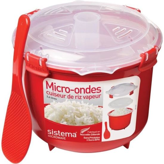 Sistema Cuiseur A Riz Vapeur Micro Ondes A Clips 2 6l Achat