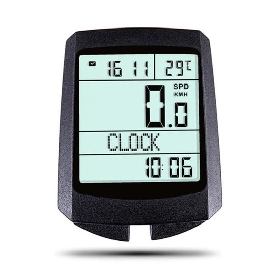 Compteur De Vitesse Pour Vélo D'Exercice - Moniteur LCD (Vitesse, Distance, Calories, FC) | Pour Vélo Stationnaire