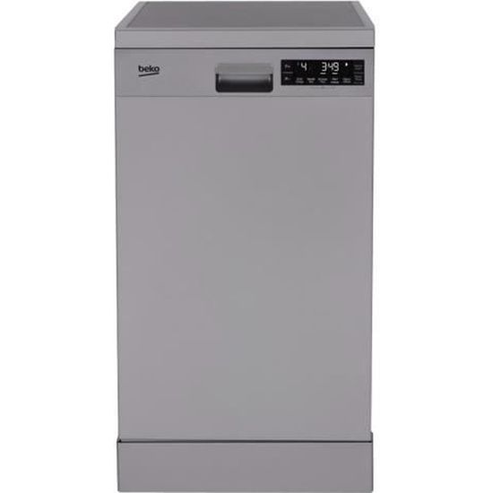 Beko DFS28120S Lave-vaisselle pose libre largeur : 44.8 cm profondeur : 60 cm hauteur : 85 cm argenté(e)