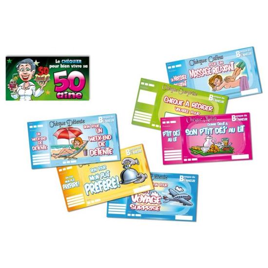 Chequier 50 Ans Femme Anniversaire Achat Vente Farce Et Attrape Cdiscount Chequier 50 Ans Femme Anniversaire Achat Vente Farce Et Attrape Cdiscount