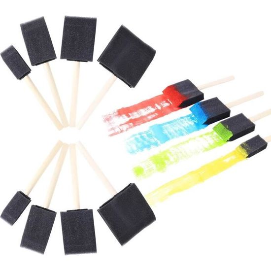 Lot De 100 Bâtons Nettoyage Avec Embouts En Mousse - Pour Voiture, Imprimante, électronique