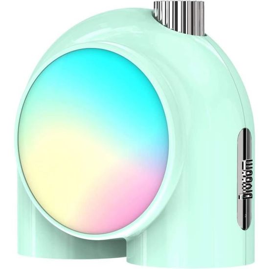 Lampe De Table Intelligente - Réveil, Chargeur Induction 15W, Haut-parleur Bluetooth, Veilleuse RGB - Blanc - 2