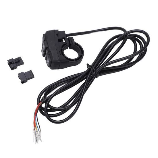 Interrupteur Phare Et Klaxon Vélo Électrique 2 En 1 - YOSOO - Contrôle Au Guidon - Étanche IP65