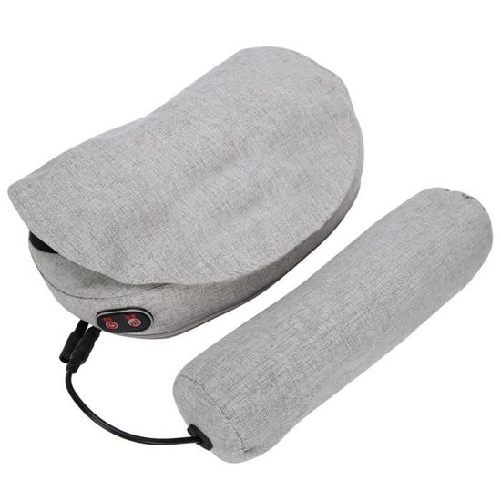 Cuque oreiller cervical électrique Masseur de pétrissage du cou avec oreiller de massage cervical électrique Masseur de corps