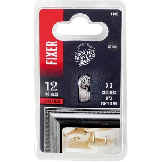 Le Crochet Francais Crochet Suedois Gm Plast Special Beton Bl3 Cdiscount Maison