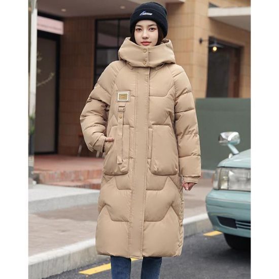Doudoune D'hiver Pour Femme – Coupe-vent Matelassée Avec Capuche – Veste Chaude Et Stylée Pour Toutes Les Silhouettes