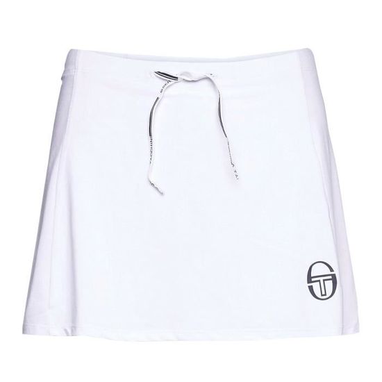 Sergio Tacchini Pliage Jupe Femmes Blanc , Bleu Foncé