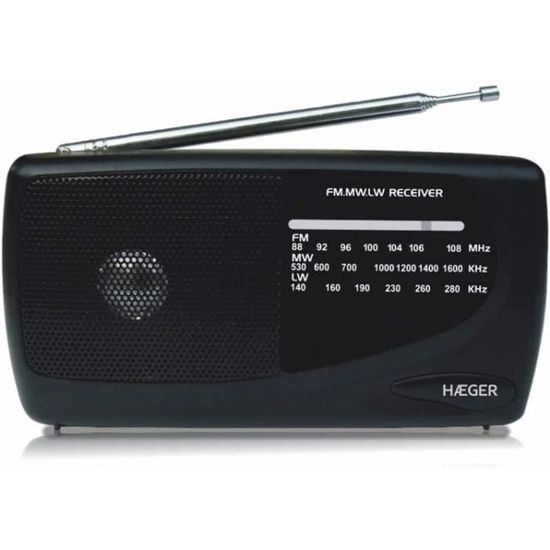 Handy Radio Multiband Portable Am-Fm-Lw Avec Antenne Télescopique ...