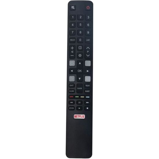 VINABTY Telecomando Sostitutivo Per TV TCL - Modelli 43DP600 55DP600 U43P6006 E Compatibili (RC802N YLI2) - 2