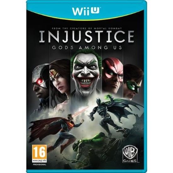 Injustice Gods Among Us Nintendo Wii U Uk Import Achat Vente Jeu Wii U Injustice Gods Among Us N Cdiscount