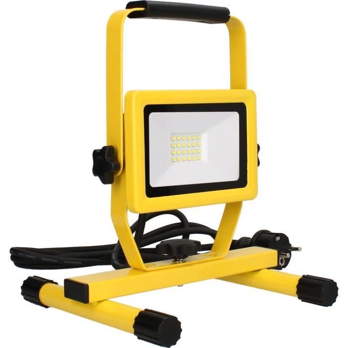 projecteur série p portable 20w jaune - marque: série p - 4000k - 1600lm