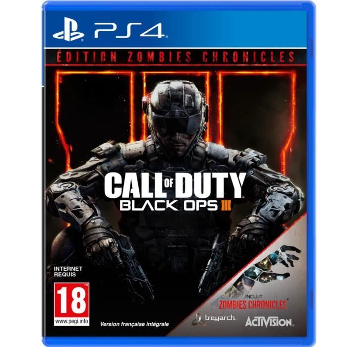 Call of DUTY Black Ops III Zombies Chronicles Jeu PS4