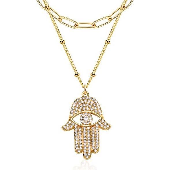 Collier ras du cou réglable en or 18 carats avec pendentif papillon en forme de cœur pour femme et adolescente[L605]
