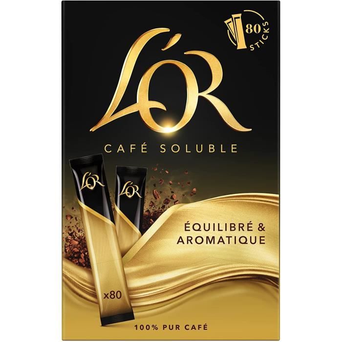 L'Or Café 80 Sticks Soluble Classique