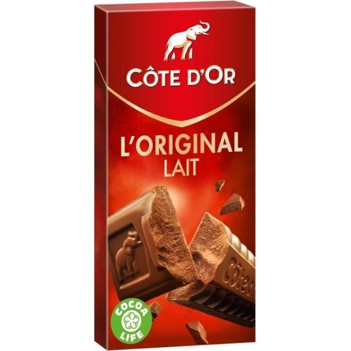 CÔTE D'OR - Chocolat Au Lait 200G - Lot De 4