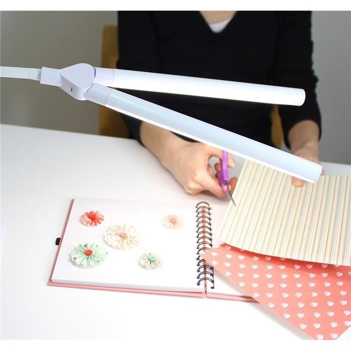 Lampe à pince Duo avec deux têtes lumineuse - Daylight {couleur}