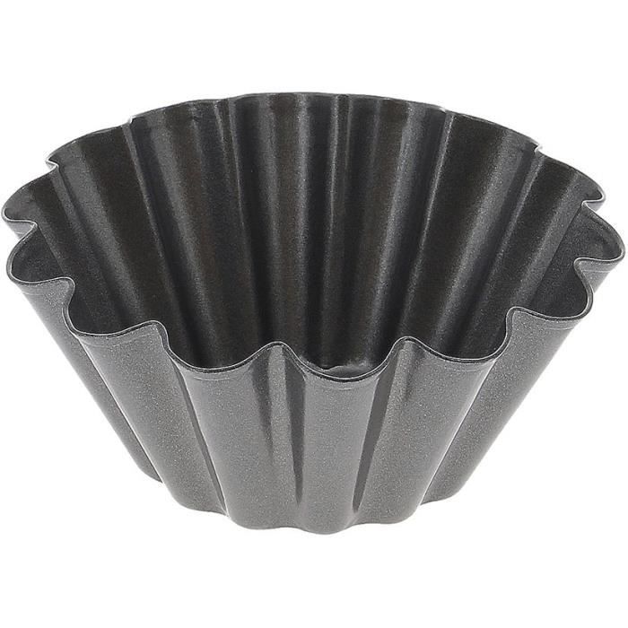 DE BUYER Moule mini brioche anti adhesif - ø 10 cm