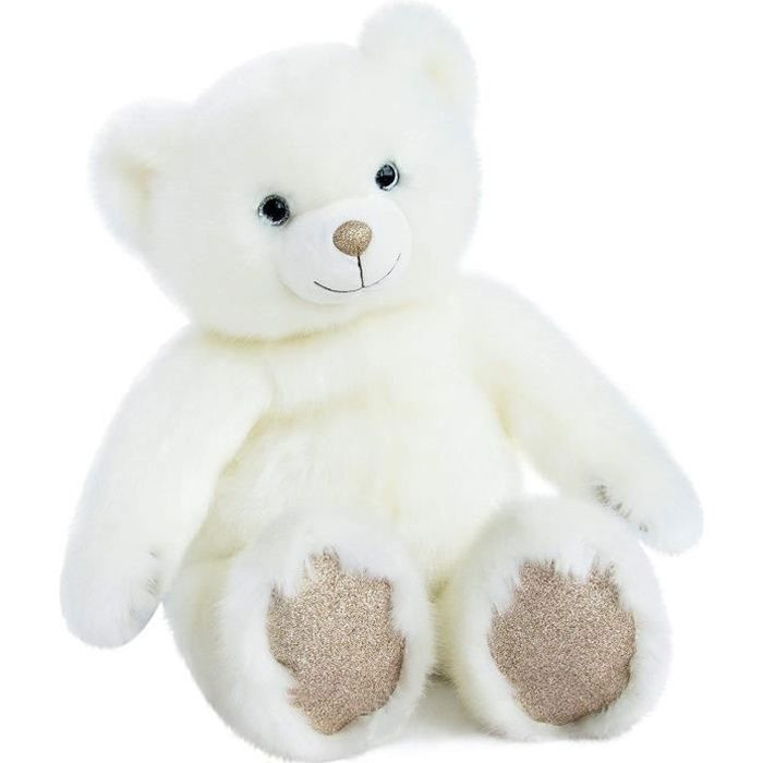 Doudou et Compagnie Ours Collection Peluche Blanc 60 cm 2139