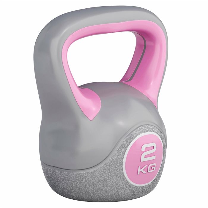 Gorilla Sports Poids Kettlebell 2kg plastique s…
