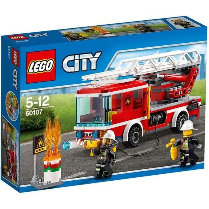 LEGO® City 60107 Le Camion de Pompiers avec Échelle