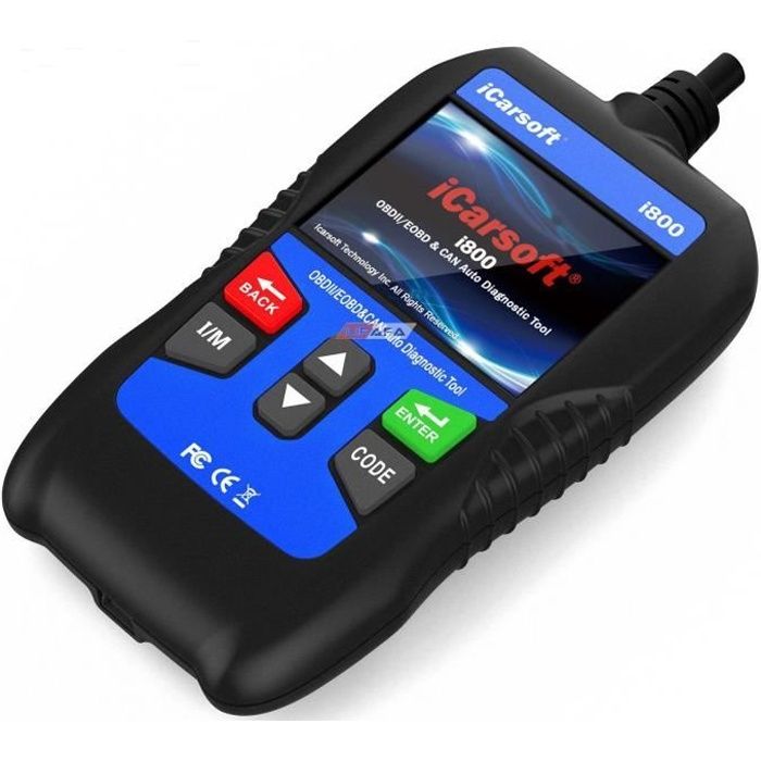 Valise Diagnostique Pro Multimarque En Français Obd2 avec Ecran - iCarsoft i800 - AUTOCOM DELPHI VCDS VAG COM