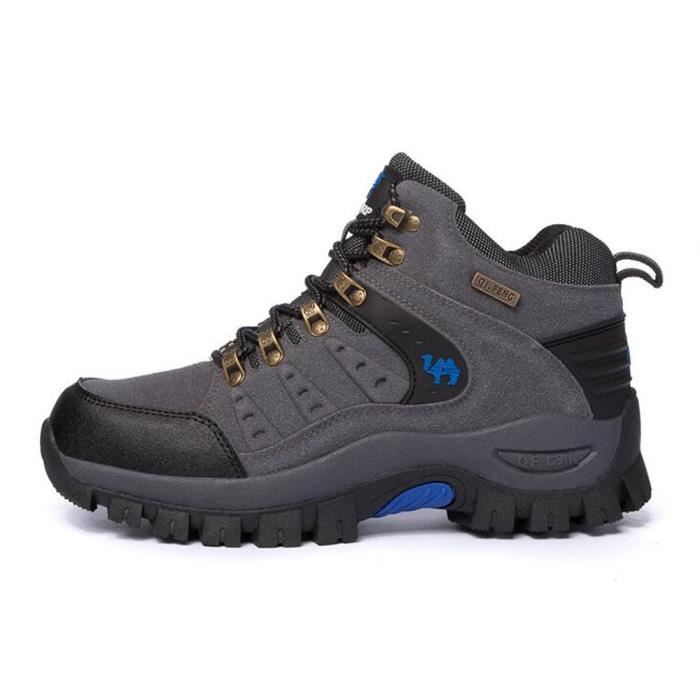 Aventurer Chaussures Randonnée Homme Femme Imperméable Maintien Confort Respirant KIANII® Gris