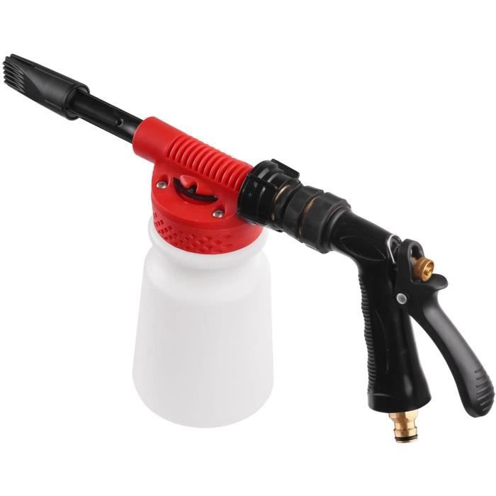 Lavage de voiture Neige Foam Gun, Foam Car Washer, Pistolet a mousse Pulvérisateur Lance 900ML Pour Voiture Jardin Nettoyage machine