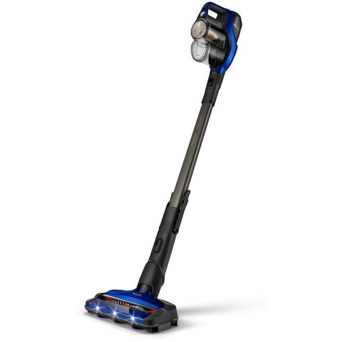 PHILIPS Aspirateur Balai sans Fil XC8049/01 Series 8000 Brosse d'Aspiration 360° avec LED Kit Voiture Autonomie 70 Min
