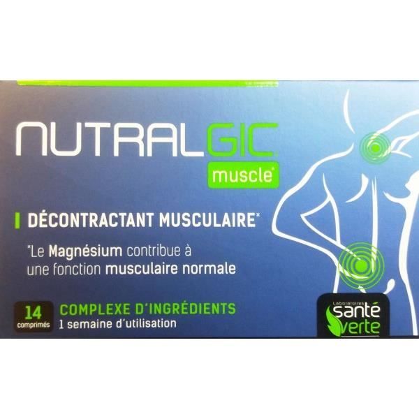 Santé Verte Nutralgic Muscle - Décontractant Musculaire