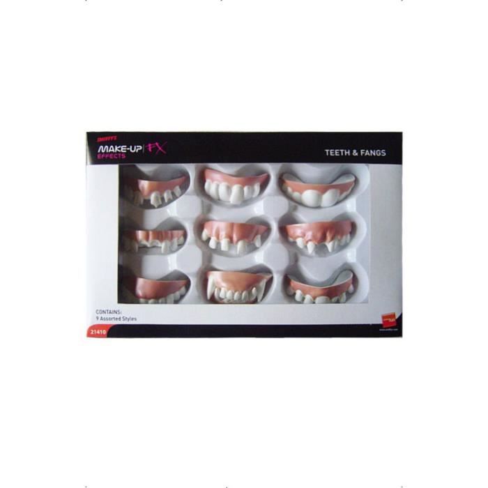 9 dentiers Taille Unique