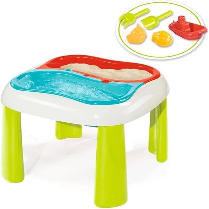 SMOBY Table Sable et Eau + Accessoires