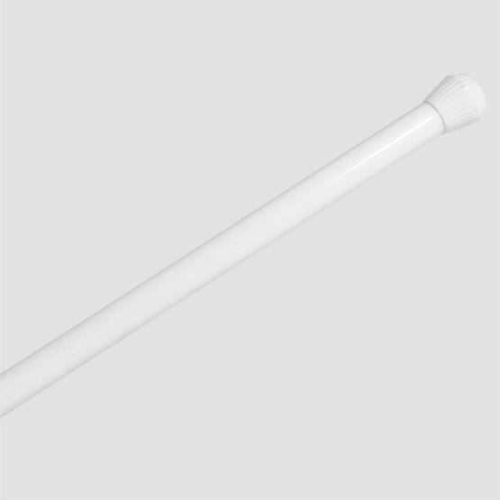 Tatkraft Whirligig Barre à Tension de Rideau de Douche Télescopique 130÷240 cm D 25 mm
