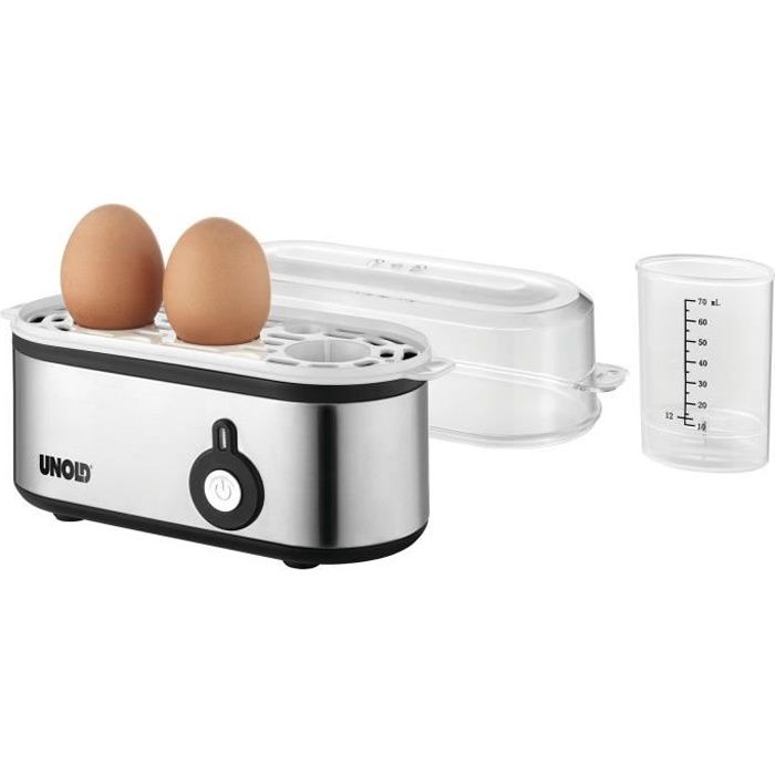 Cuiseurs à œufs Mini, en acier inoxydable, 210 Watt, pour 3 œufs maximum