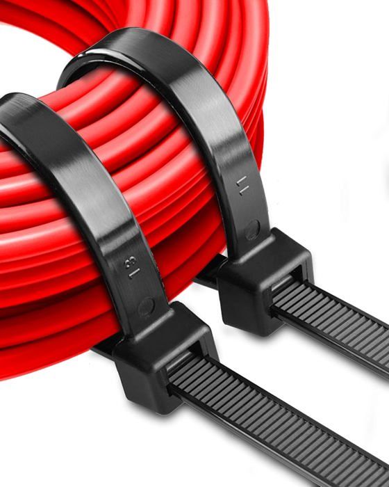 Lot De 100 Colliers Autobloquants Serflex Plastique Pour Câbles Et Tubes