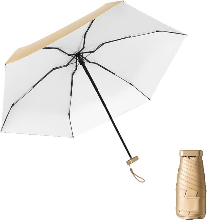 Mini parapluie de poche rouge glamour